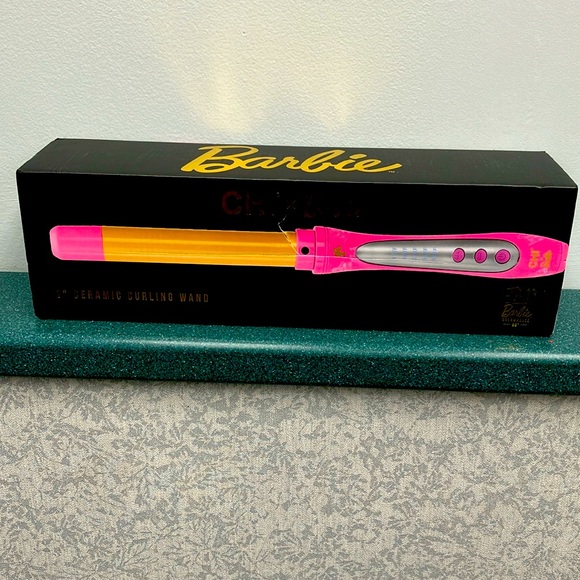 Barbie , CHI  1 in. Ceramic curling wand.  New in box.  Minor marks on box - Picture 1 of 7